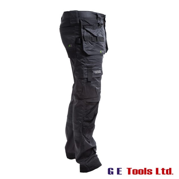Apache ATS 3D Stretch Workwear Trousers Grey/Black