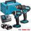 Makita DLX2131TJ Kit DHP482 Combi-Drill & DTD152 Impact Driver 2 x 5.0Ah Li-ion