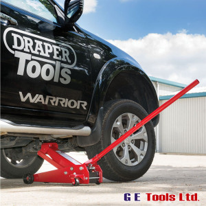 Draper 60977 3 Tonne Heavy Duty Trolley Jack Red