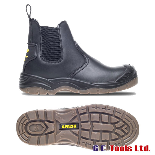 Apache AP714SM Safety Work Boots Black S3