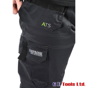 Apache ATS 3D Stretch Workwear Trousers Grey/Black