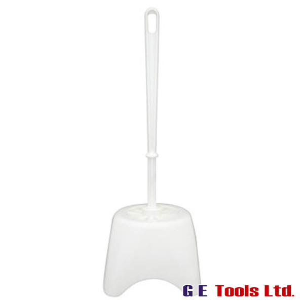 Economical Toilet Brush and Holder White