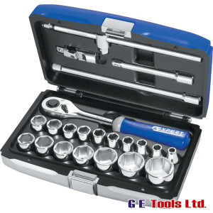 Expert 22 Piece 1/2″ Drive 6 Point Metric Socket set 8-32mm Expert 22 Piece 1/2″ Drive 6 Point Metric Socket set 8-32mm