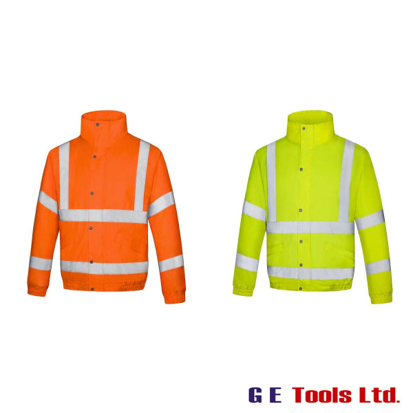 High-Visibility Waterproof Full Appendix Padded Bomber Jacket