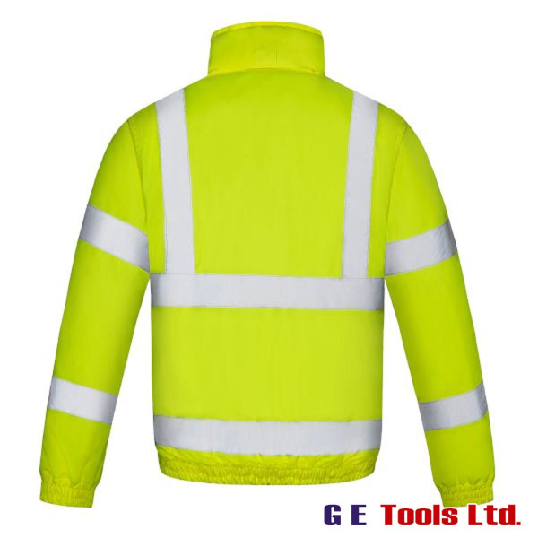 High-Visibility Waterproof Full Appendix Padded Bomber Jacket
