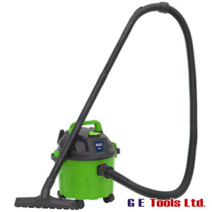 Sealey PC102HV 10L Wet & Dry Vacuum Cleaner 1000W/230V – Hi-Vis Green