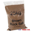 Brown Rock Grit Salt for De-Icing 25kg & 1 Ton