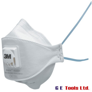 3M 9322+ Aura Particulate FFP2 Valved Disposable Respirator