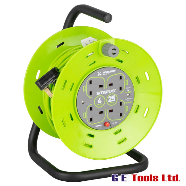 25 Metre 13A 240V Freestanding Cable Reel