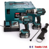 Makita 18V DLX2145TJ Kit DHP458 Combi-Drill & DTD152 Impact Driver Makita 18V DLX2145TJ Kit DHP458 Combi-Drill & DTD152 Impact Driver