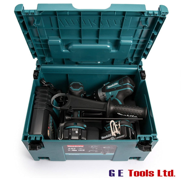 Makita 18V DLX2145TJ Kit DHP458 Combi-Drill & DTD152 Impact Driver Makita 18V DLX2145TJ Kit DHP458 Combi-Drill & DTD152 Impact Driver