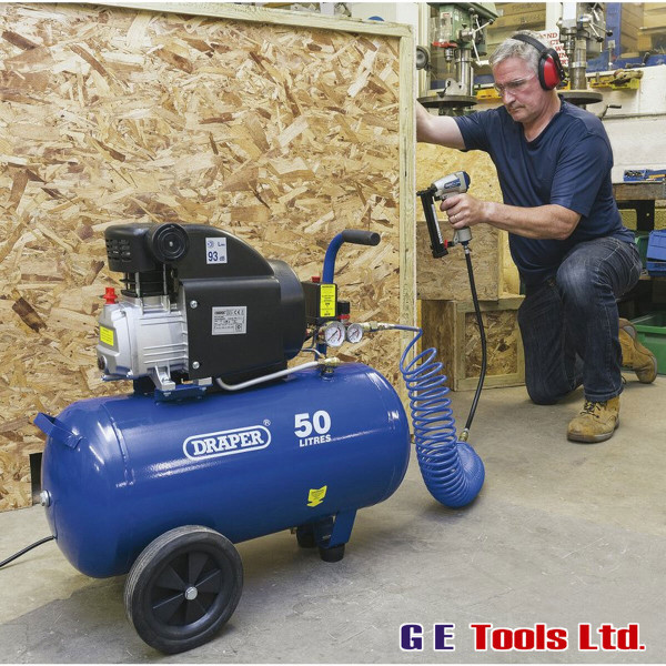 Draper 24981 50L 1.5kW Air Compressor Draper 24981 50L 1.5kW Air Compressor
