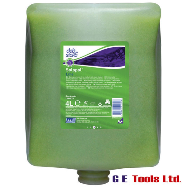 Solopol® Lime Medium-Heavy Duty Hand Cleaner (4L)