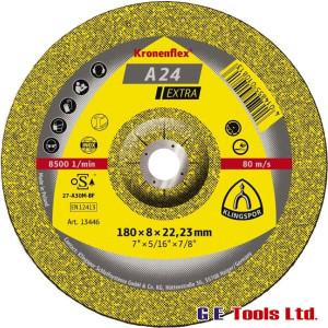 Klingspor Kronenflex Extra A 24 INOX Steel & Metal Grinding Discs