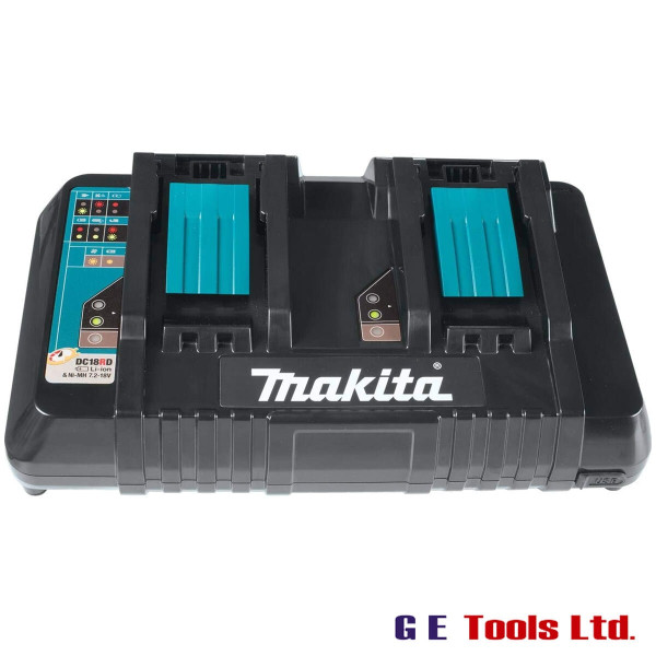 Makita DC18RD LXT Li-ion Twin Fast Battery Charger 14.4-18v