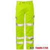 Pulsar P346 High Visibility Combat Trousers Yellow