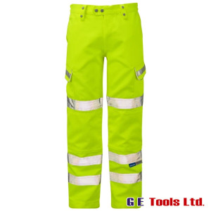 Pulsar P346 High Visibility Combat Trousers Yellow