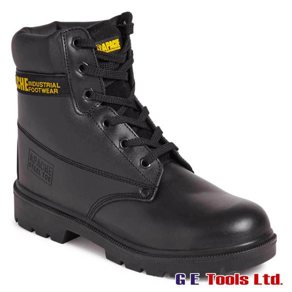 Apache AP300 Black Safety Boots S3 SRA