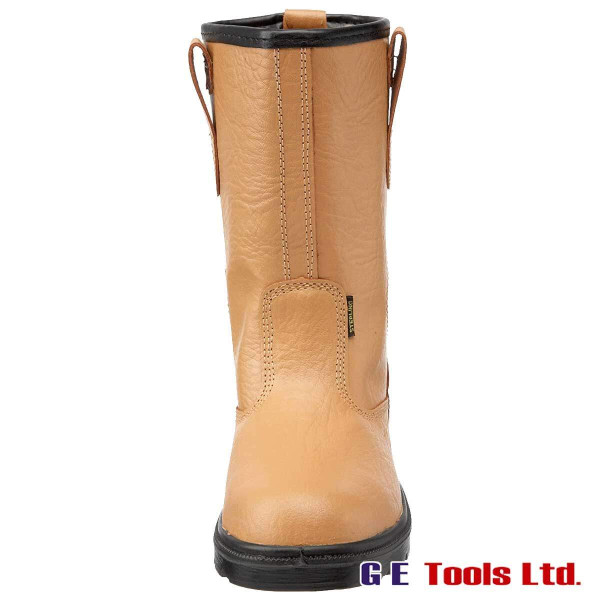 Sterling Safetywear SS403SM Tan Buffalo Safety Rigger Boots S1P SRA