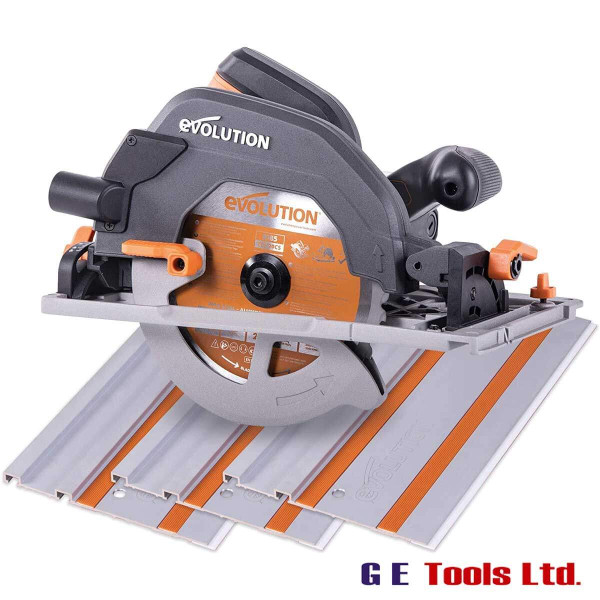 Evolution R185CCSX 185mm Circular Saw With 1020mm Track Evolution R185CCSX 185mm Circular Saw With 1020mm Track