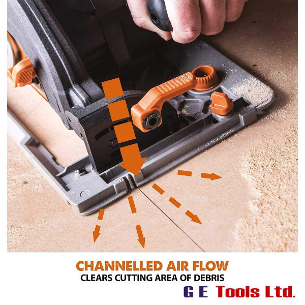 Evolution R185CCSX 185mm Circular Saw With 1020mm Track Evolution R185CCSX 185mm Circular Saw With 1020mm Track
