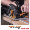 Evolution R185CCSX 185mm Circular Saw With 1020mm Track Evolution R185CCSX 185mm Circular Saw With 1020mm Track