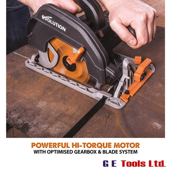 Evolution R185CCSX 185mm Circular Saw With 1020mm Track Evolution R185CCSX 185mm Circular Saw With 1020mm Track