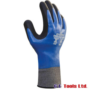 Showa S-TEX 377 Cut D and Oil Resistant Nitrile Gloves