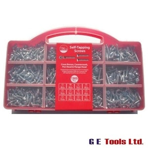 Timco 1305pc Mixed Self-Tapping Pozidriv Screws with Organiser