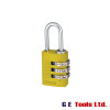 Abus 145/20 20mm Aluminium Combination Padlock Yellow 46572 Abus 145/20 20mm Aluminium Combination Padlock Yellow 46572