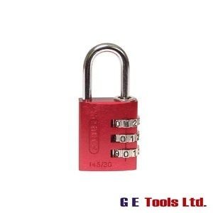 Abus 145/30 30mm Aluminium Combination Padlock Red 46578 Abus 145/30 30mm Aluminium Combination Padlock Red 46578