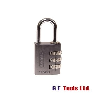 Abus 145/30 30mm Aluminium Combination Padlock Titanium 46585 Abus 145/30 30mm Aluminium Combination Padlock Titanium 46585