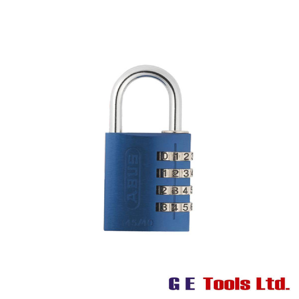 Abus 145/40 40mm Aluminium Combination Padlock Blue 49523 Abus 145/40 40mm Aluminium Combination Padlock Blue 49523