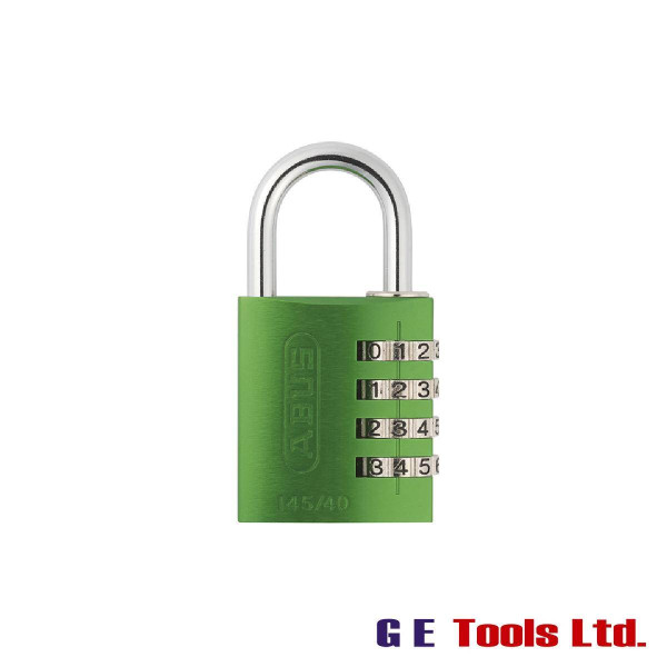 Abus 145/40 40mm Aluminium Combination Padlock Green 49531