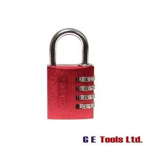 Abus 145/40 40mm Aluminium Combination Padlock Red 48829 Abus 145/40 40mm Aluminium Combination Padlock Red 48829