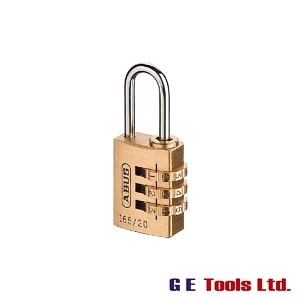 Abus 165/20 20mm Solid Brass Body Combination Padlock (3-Digit) Carded