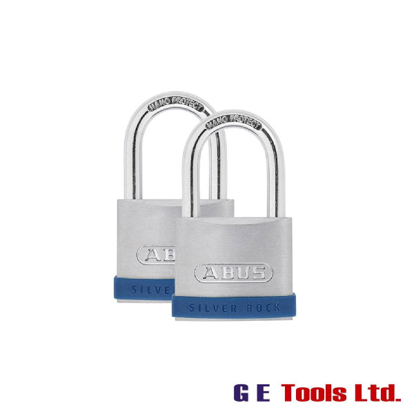 Abus 50mm Silver Rock™ 5 Padlock Twin Pack Abus 50mm Silver Rock™ 5 Padlock Twin Pack