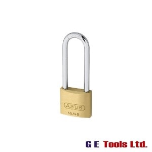 Abus 55/40mm Brass Padlock 63mm Long Shackle Keyed Alike 5402