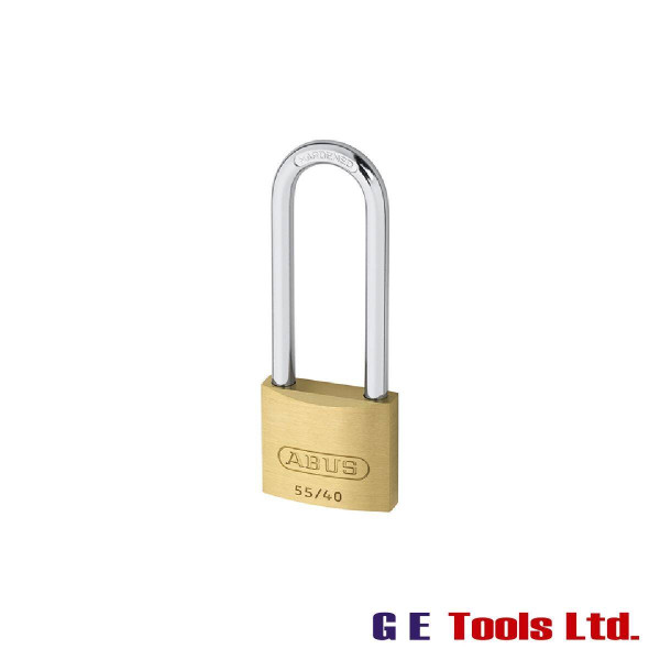 Abus 55/40mm Brass Padlock 63mm Long Shackle Abus 55/40mm Brass Padlock 63mm Long Shackle