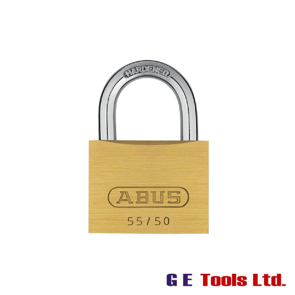 Abus 55/50mm Brass Padlock Carded