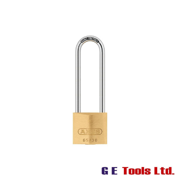 Abus 65/30mm Brass Padlock 60mm Long Shackle Carded Abus 65/30mm Brass Padlock 60mm Long Shackle Carded