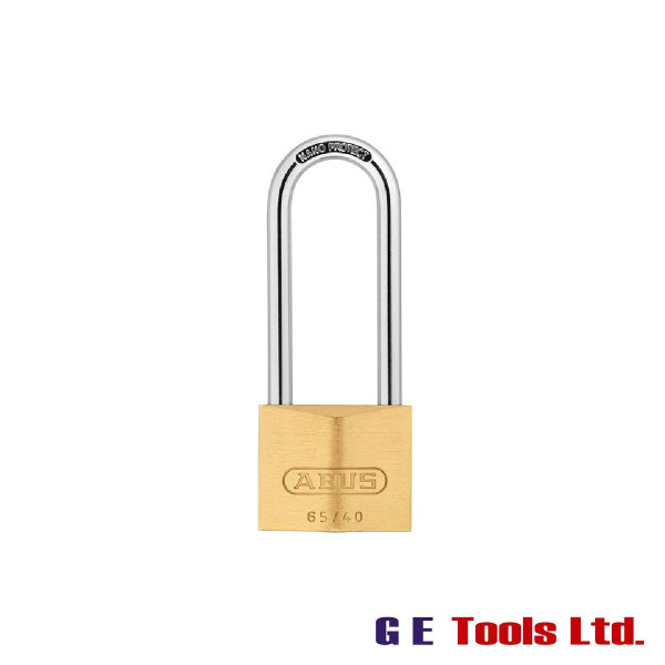 Abus 65/40mm Brass Padlock 63mm Long Shackle Keyed Alike 406 Abus 65/40mm Brass Padlock 63mm Long Shackle Keyed Alike 406