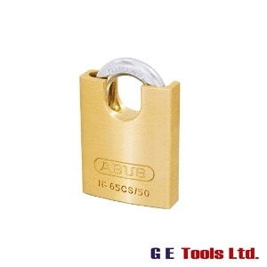 Abus 65CS/50mm Brass Padlock Closed Shackle Carded