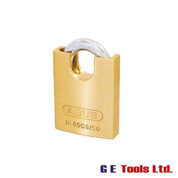 Abus 65CS/50mm Brass Padlock Closed Shackle Carded