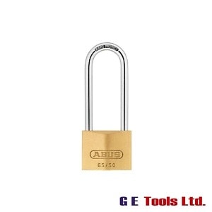 Abus 65/50mm Brass Padlock 80mm Long Shackle Keyed Alike 6504