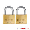 Abus 65/50mm Brass Padlock Twin Pack Carded Abus 65/50mm Brass Padlock Twin Pack Carded