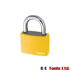 Abus T65AL/40mm My Lock Aluminium Padlock Yellow Keyed Alike 6401