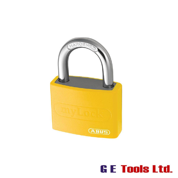 Abus T65AL/40mm My Lock Aluminium Padlock Yellow Keyed Alike 6401 Abus T65AL/40mm My Lock Aluminium Padlock Yellow Keyed Alike 6401