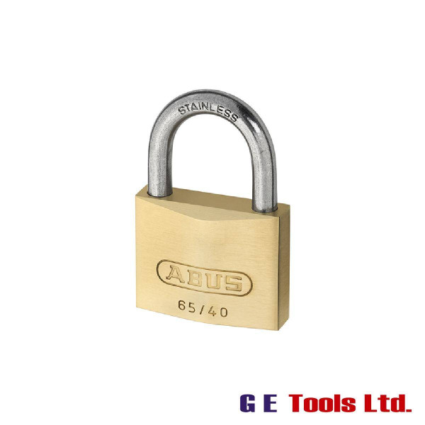 Abus 65IB/40mm Brass Padlock Stainless Steel Shackle Twin Pack Abus 65IB/40mm Brass Padlock Stainless Steel Shackle Twin Pack
