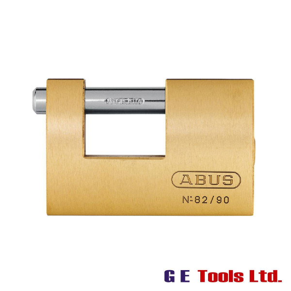 Abus 82/90mm Monoblock Brass Shutter Padlock Keyed Alike 8523